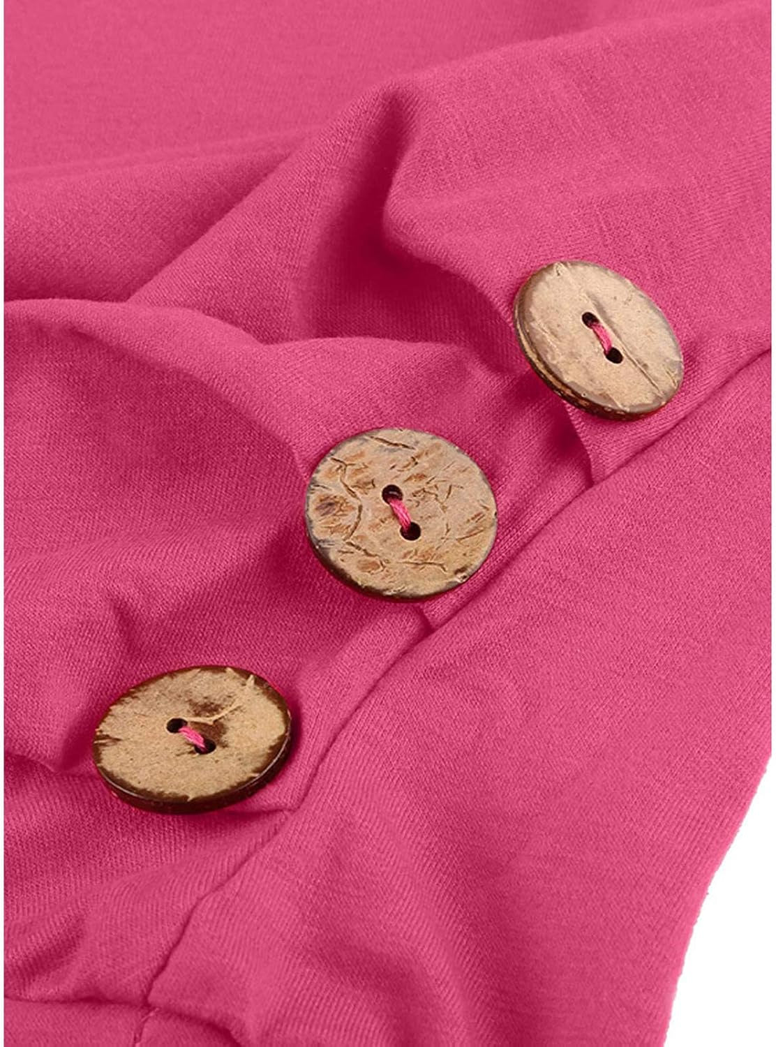 Kids Girls Christmas Costumes Casual Tunic Tops Knot Front Button Long Sleeve Casual Loose Blouse T-Shirt Tee A226