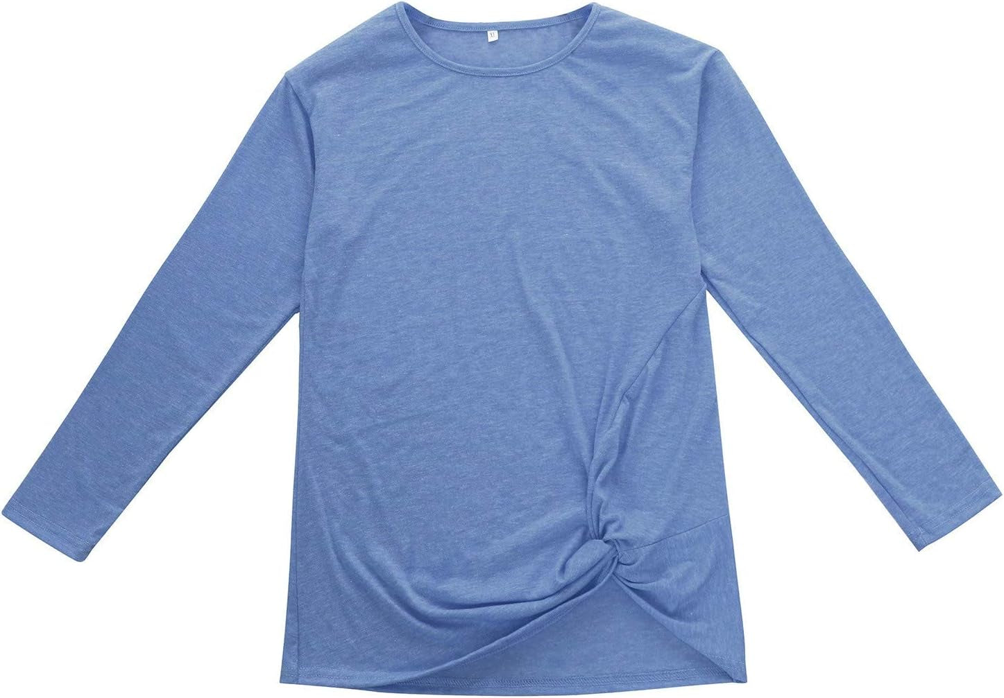 Girls Casual Solid Color Tops,Kids Girls Casual Tunic Tops Knot Front Button Short Sleeve Blouse T-Shirt Tee R28