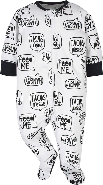 Baby-Boys 4-Pack Sleep 'N Play Footies